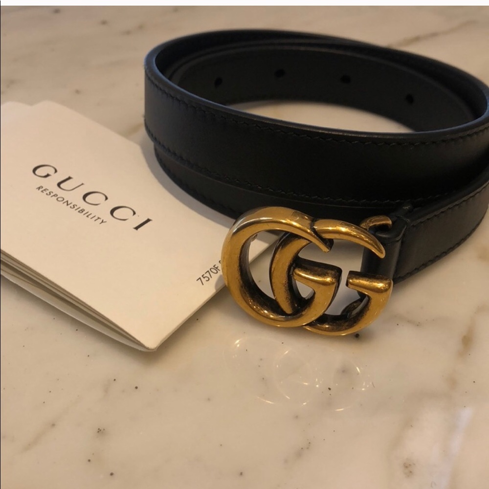 New marmont Gucci belt, gold sz sm/med (reposted)